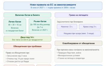 Край на скритите такси: Как новите правила на ЕС ще променят въздушния транспорт от 2027 г.